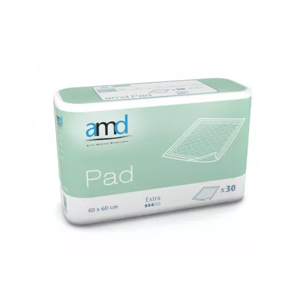 AMD Pad Extra Krankenunterlagen 60x60cm 4x30 Stück